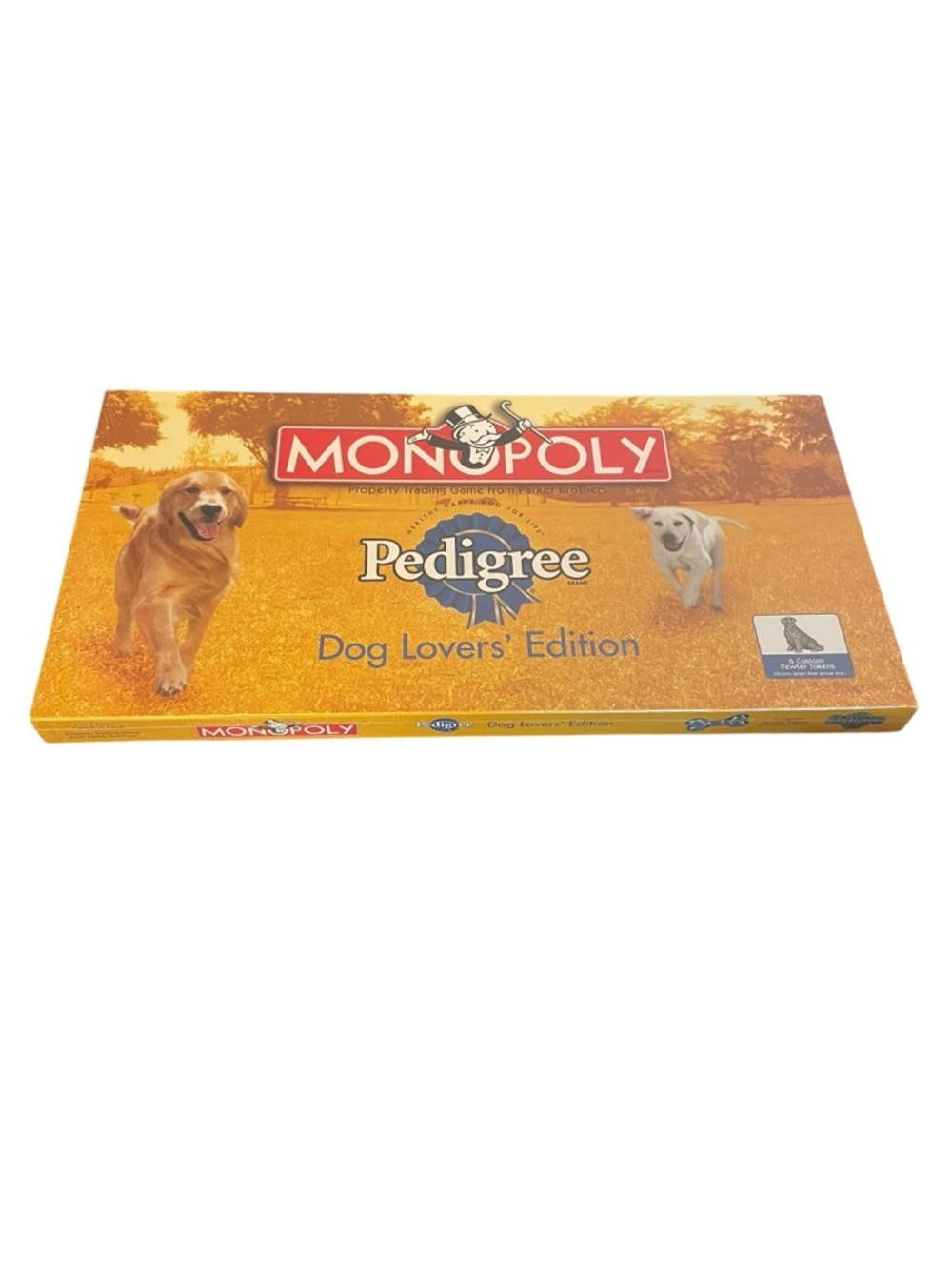 Monopoly Pedigree Dog Lovers Edition Board Game USAopoly 2002 Complete Pewter
